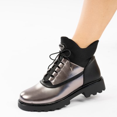 Bokacipő Monesa Black Silver