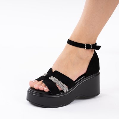 Platform Szandálok Nileea2 Black2