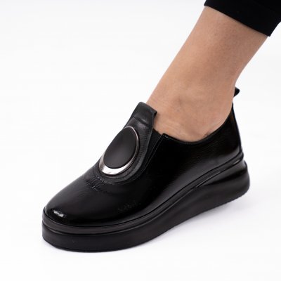 Bőr Félcipők Toronto4 Black