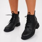 Bőr Bokacipők Fagola Black Bőr Bokacipők Fagola Black