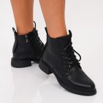 Bőr Bokacipők Fagola Black Bőr Bokacipők Fagola Black