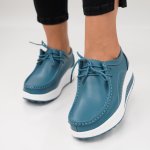 Bőr Félcipők Relly5 Turquoise