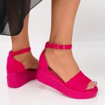 Platform Szandálok Caprese Fuchsia Platform Szandálok Caprese Fuchsia