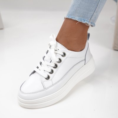 Bőr Félcipők Sportcipő Paris White