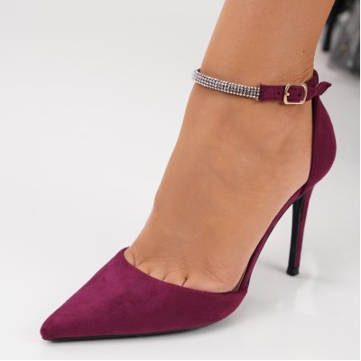 Magassarkú Cipők Aissa Purple