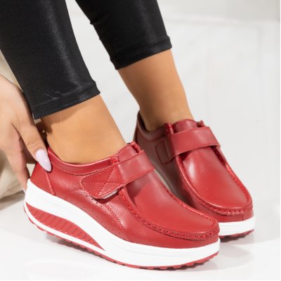 Bőrcipő Relly3 Red