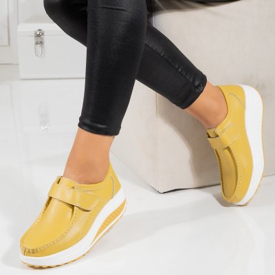 Bőrcipő Relly3 Yellow 